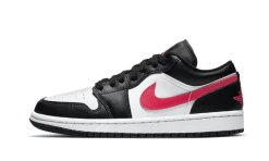 Air Jordan 1 Low Black Siren Red