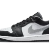 Air Jordan 1 Low Black White Particle Grey