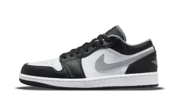 Air Jordan 1 Low Black White Particle Grey