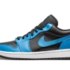 Air Jordan 1 Low Laser Blue Black