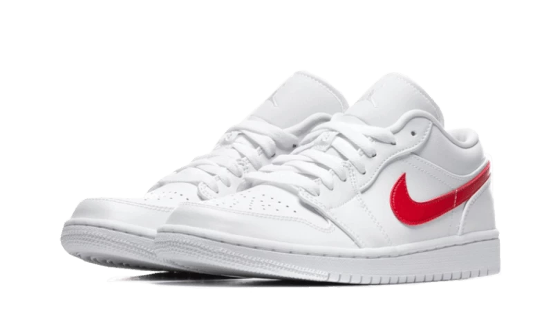 Air Jordan 1 Low White University Red 2 Air Jordan 1 Low White University Red – Bild 2