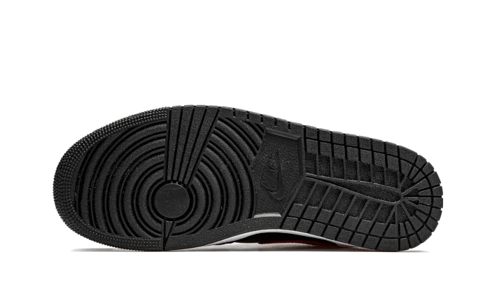 Air Jordan 1 Mid Black Chile Red White 4 Air Jordan 1 Mid Black Chile Red White – Bild 4