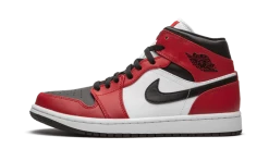 Air Jordan 1 Mid Chicago Black Toe