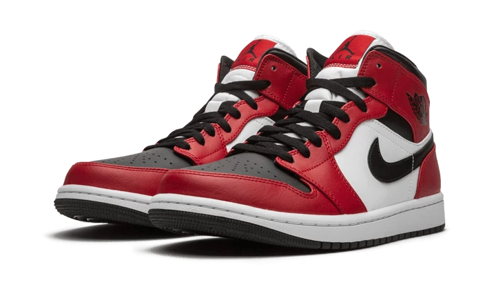 Air Jordan 1 Mid Chicago Black Toe 2 Air Jordan 1 Mid Chicago Black Toe – Bild 2