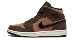 Air Jordan 1 Mid Earthy Brown