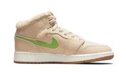 Air Jordan 1 Mid Fleece Pearl White -Air Jordan-SHOP air jordan 1 mid fleece pearl white 347703
