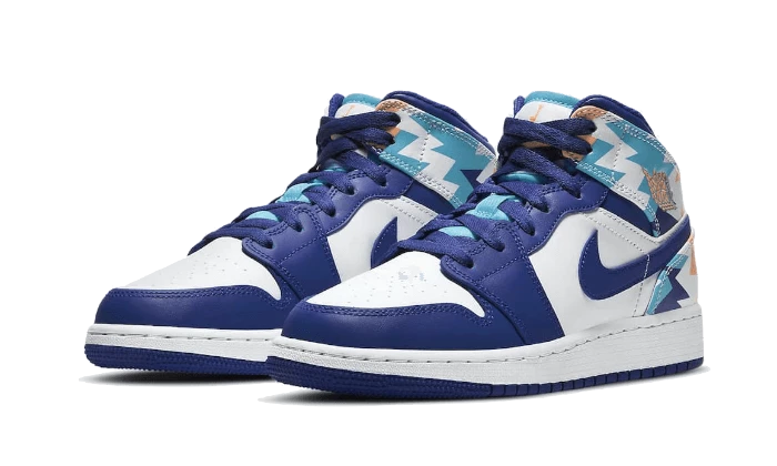 Air Jordan 1 Mid Geometric Print 2 Air Jordan 1 Mid Geometric Print – Bild 2