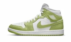 Air Jordan 1 Mid Green Python