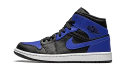 Air Jordan 1 Mid Hyper Royal Tumbled Leather