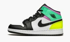 Air Jordan 1 Mid Pastel Black Toe