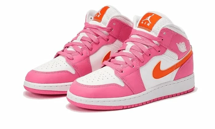 Air Jordan 1 Mid Pinksicle Safety Orange 2 Air Jordan 1 Mid Pinksicle Safety Orange – Bild 2