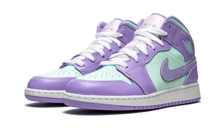 Air Jordan 1 Mid Purple Aqua 2 Air Jordan 1 Mid Purple Aqua – Bild 2