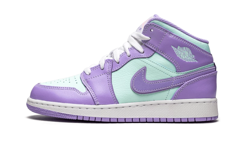 Air Jordan 1 Mid Purple Aqua 1 Air Jordan 1 Mid Purple Aqua