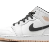 Air Jordan 1 Mid White Arctic Orange