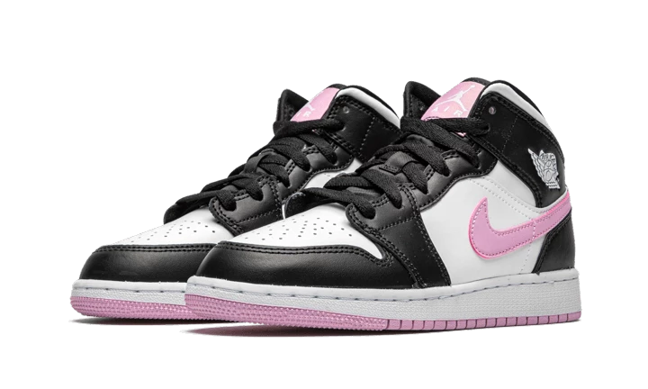 Air Jordan 1 Mid White Black Light Arctic Pink 2 Air Jordan 1 Mid White Black Light Arctic Pink – Bild 2