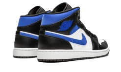 Air Jordan 1 Mid White Black Royal -Air Jordan-SHOP air jordan 1 mid white black royal 124294