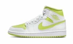 Air Jordan 1 Mid White Lime