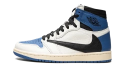 Air Jordan 1 Retro High OG SP Travis Scott Fragment Military Blue