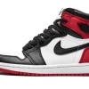 Air Jordan 1 Retro High Satin Black Toe