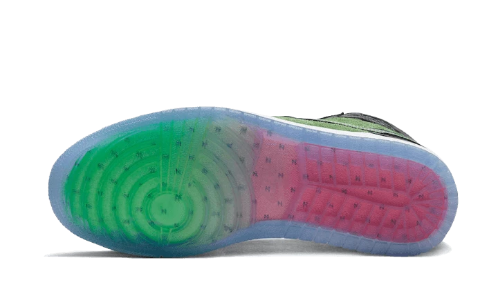 Air Jordan 1 Retro High Zoom Black Green 3 Air Jordan 1 Retro High Zoom Black Green – Bild 3