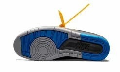 Air Jordan 2 Retro Low SP Off-White Black Blue -Air Jordan-SHOP air jordan 2 retro low sp off white black blue 373303