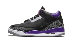 Air Jordan 3 Retro Black Court Purple