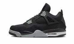 Air Jordan 4 Black Canvas