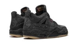 Air Jordan 4 Retro Levi's Black -Air Jordan-SHOP air jordan 4 retro levis black 359039