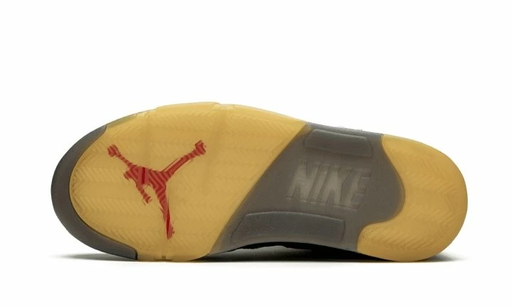 Air Jordan 5 Retro Off-White Black 4 Air Jordan 5 Retro Off-White Black – Bild 4