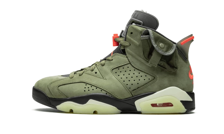 Air Jordan 6 Travis Scott Medium Olive 1 Air Jordan 6 Travis Scott Medium Olive